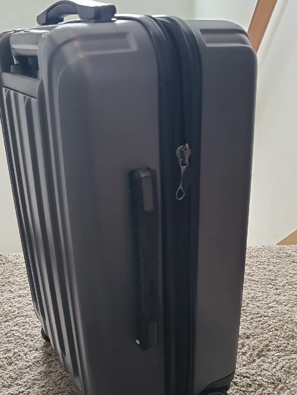 Delsey Hardside Spinner Luggage - Charcoal Black